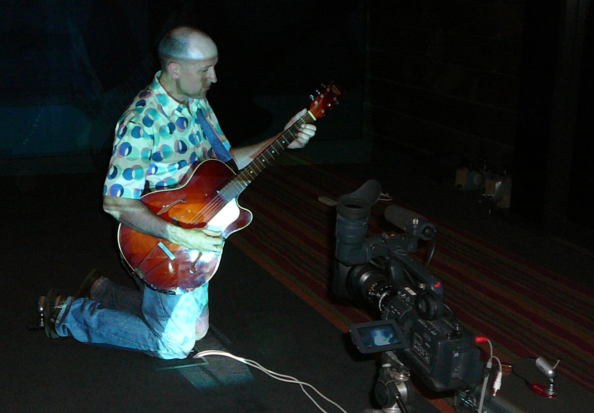 IMAGE: Making of the Fractured video, September 2008.